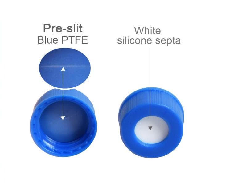 Lab liquid Chromatography Analysis 5.0 Borosilicate Glass 2ml hplc vials with pp cap for sale